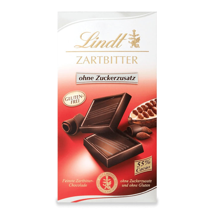 Lindt Schokolade Vollmilch Ohne Zuckerzusatz | 100 G Tafel | Feinste Und Ohne Gluten | Schokoladengeschenk