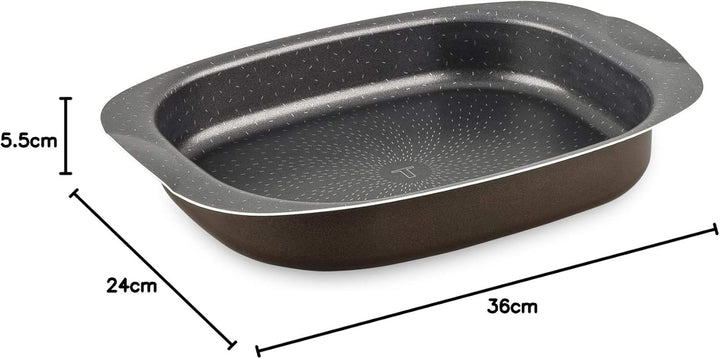 Tefal J1601502 Success Auflaufform Aluminium Schwarz 36 X 24 X 5,5 Cm