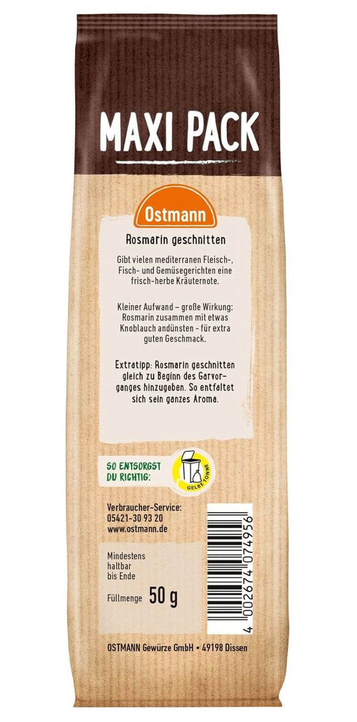 Ostmann , Rozmarin tocat, 50 grame