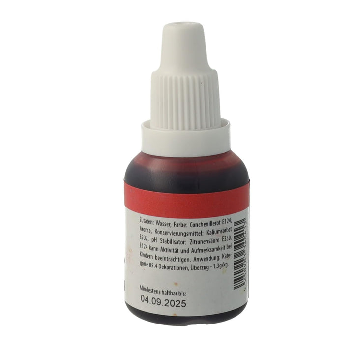 Bakeryteam Airbrush Lebensmittelfarbe Rot/Red 20Ml