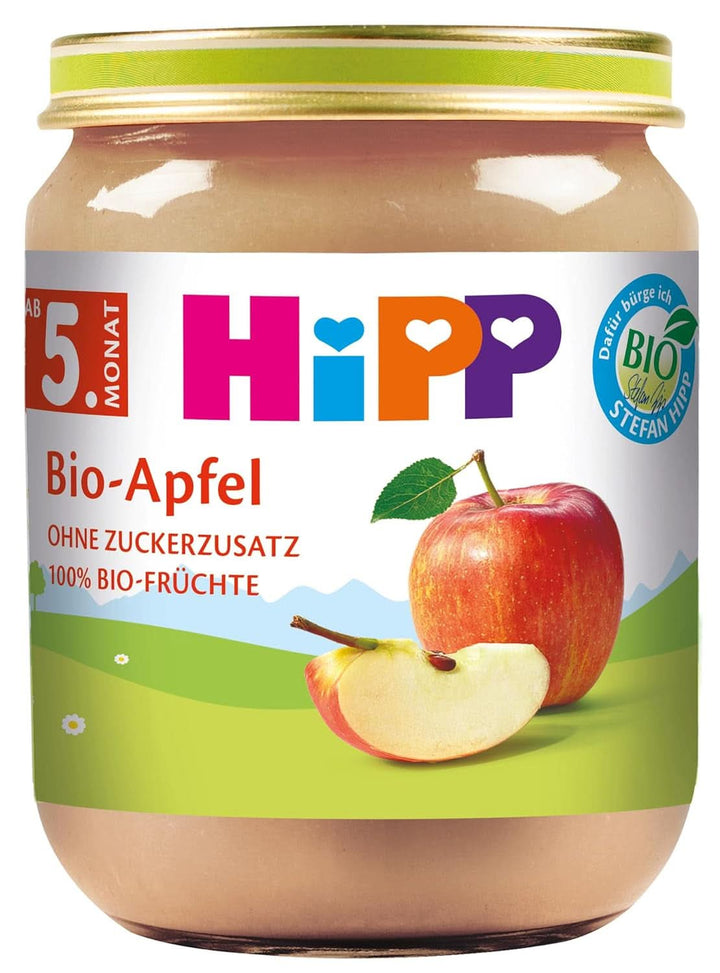 Hipp For Little Gourmets, Nectarine în mere și mango, fără zahăr adăugat, 6 X 190 grame