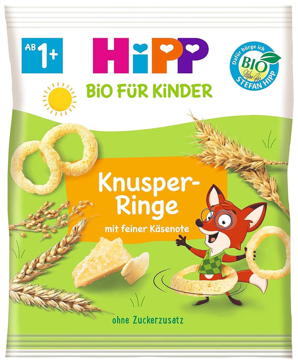 Hipp Bio Für Kinder Knabberprodukte Knusper-Ringe, 7Er Pack (7 X 25G)