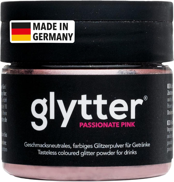 Glytter Glitter Powder For Drinks (roz) - Glitter comestibil pentru băuturi și lichide, Roz, 40 de grame