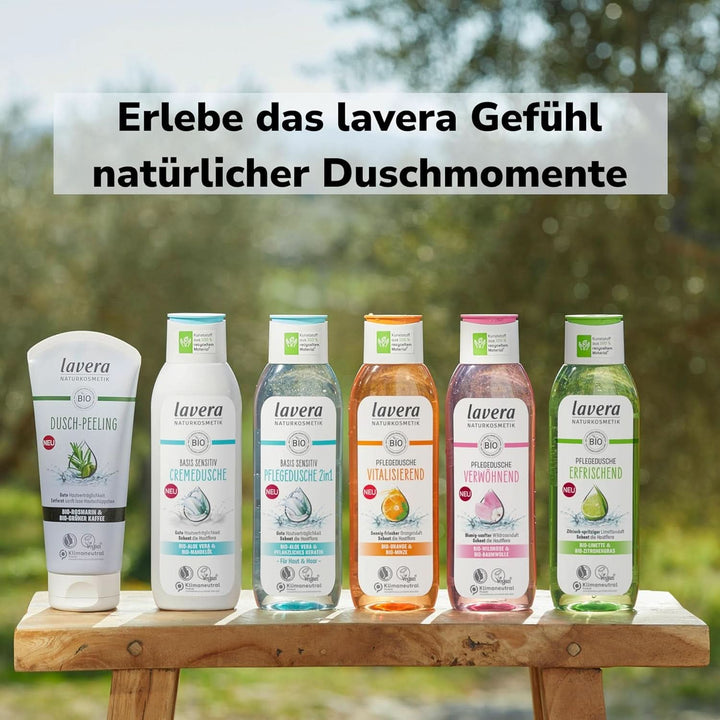 Lavera, Gel de duș răcoritor cu lămâie verde organică, 250 ml