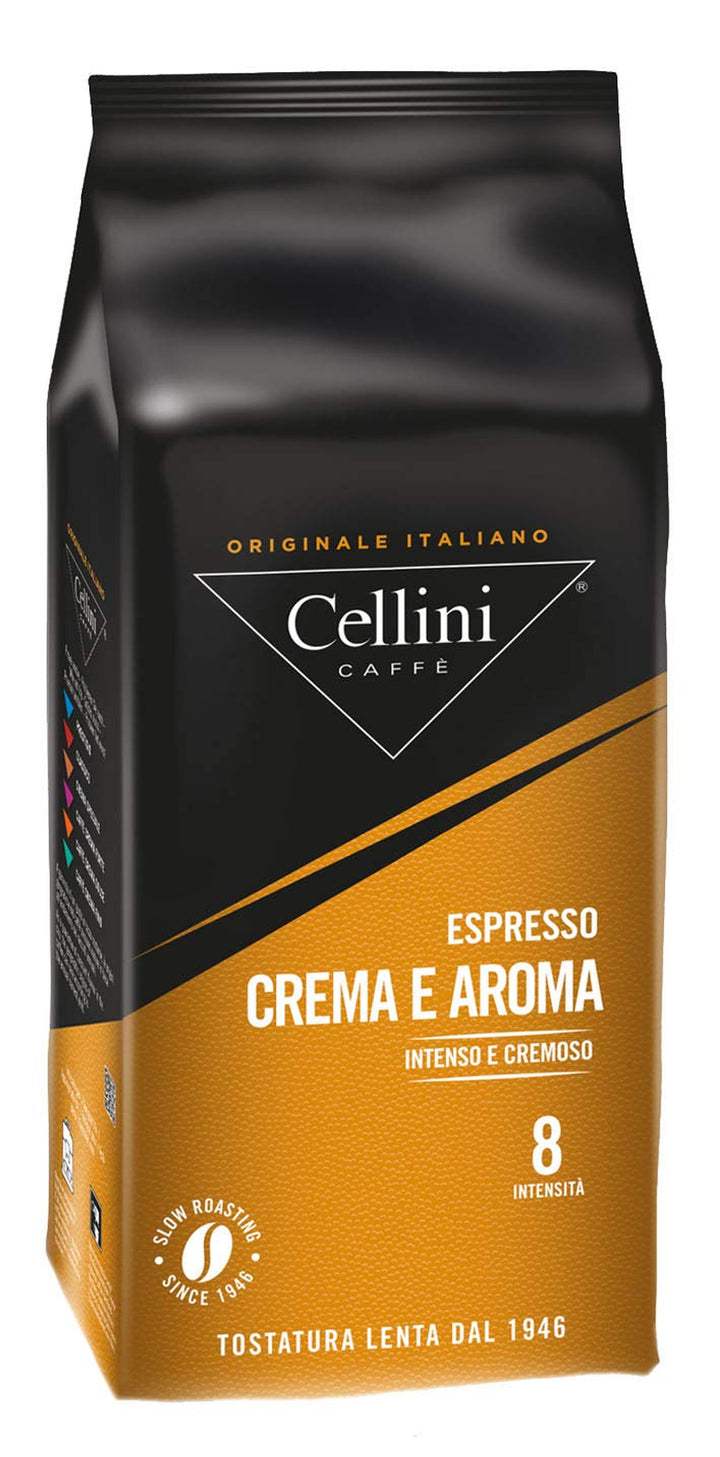 Cellini Crema E Aroma Ganze Bohne, 1000 G, 1Er Pack (1 X 1 Kg)