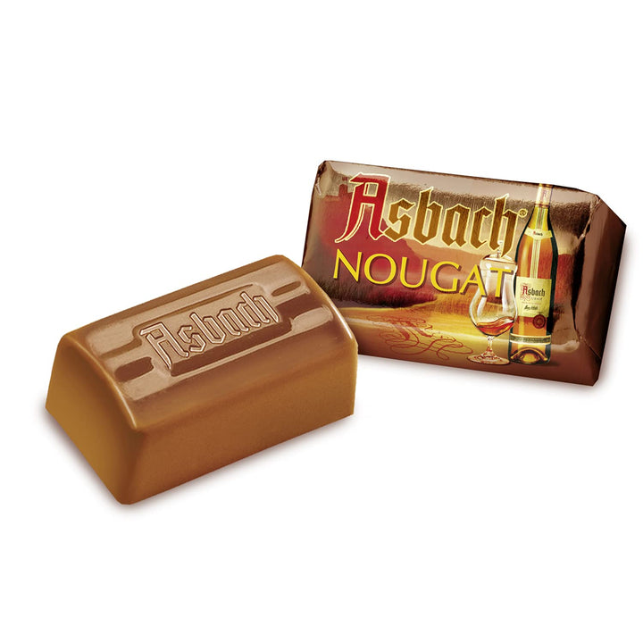 RCP Asbach Pralinenmischung, Mit Und Ohne Kruste, Flüssige Füllung, Alkoholhaltig, Tolles Geschenk, 2 X 125 G