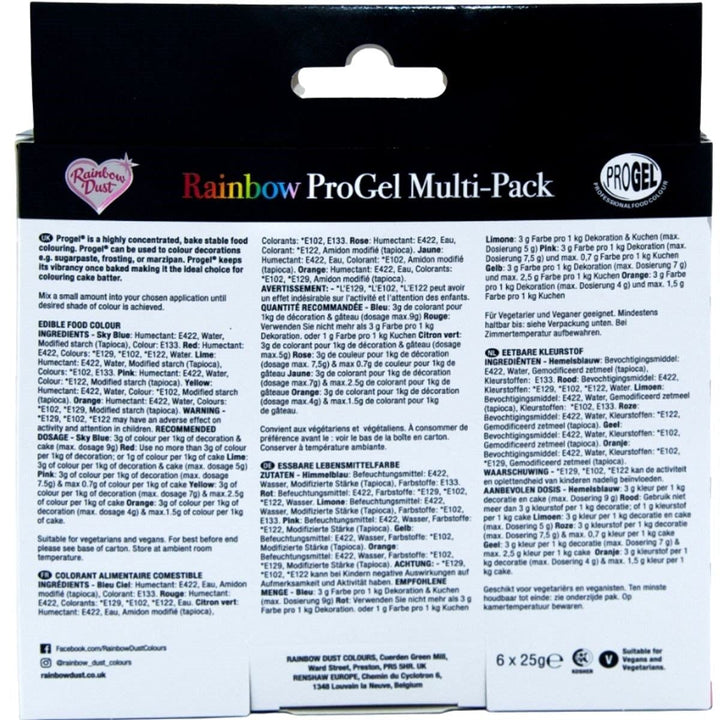 Progel Multi Pack RAINBOW 6X25 Ml