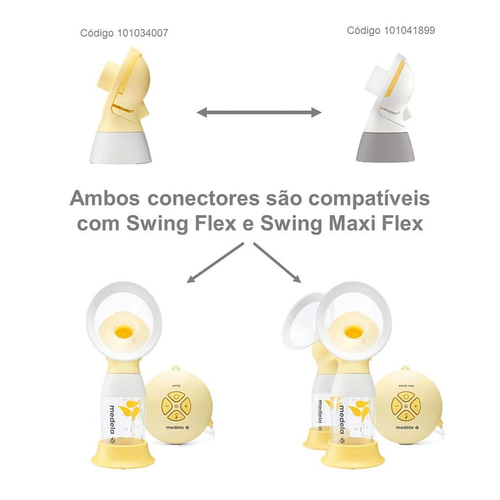 Medela Flex Connector Für Personalfit Flex Brusthauben - Zubehör Für Milchpumpe Swing Flex Und Swing Maxi Flex (Spanische Version)