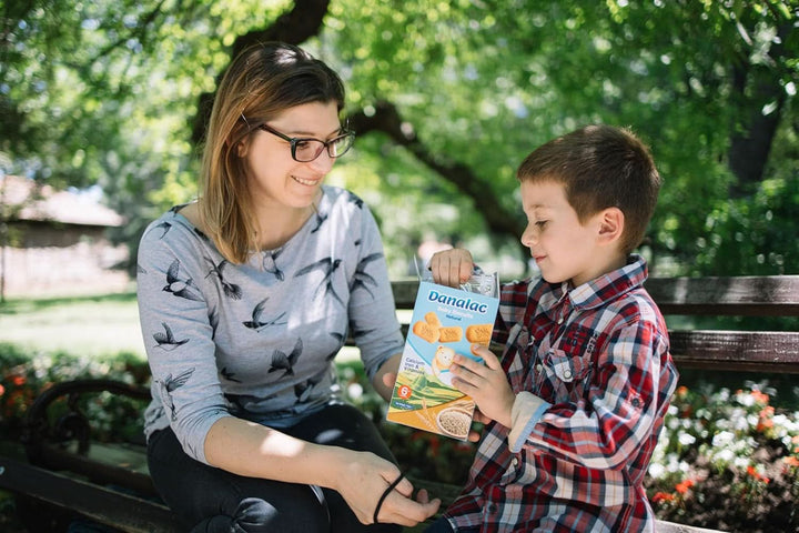 Danalac Babykekse Naturell, 120 G Snacks Und Nahrung Für Kleinkinder Ab 6 Monaten Mit Kalzium, Eisen Und Vitaminen