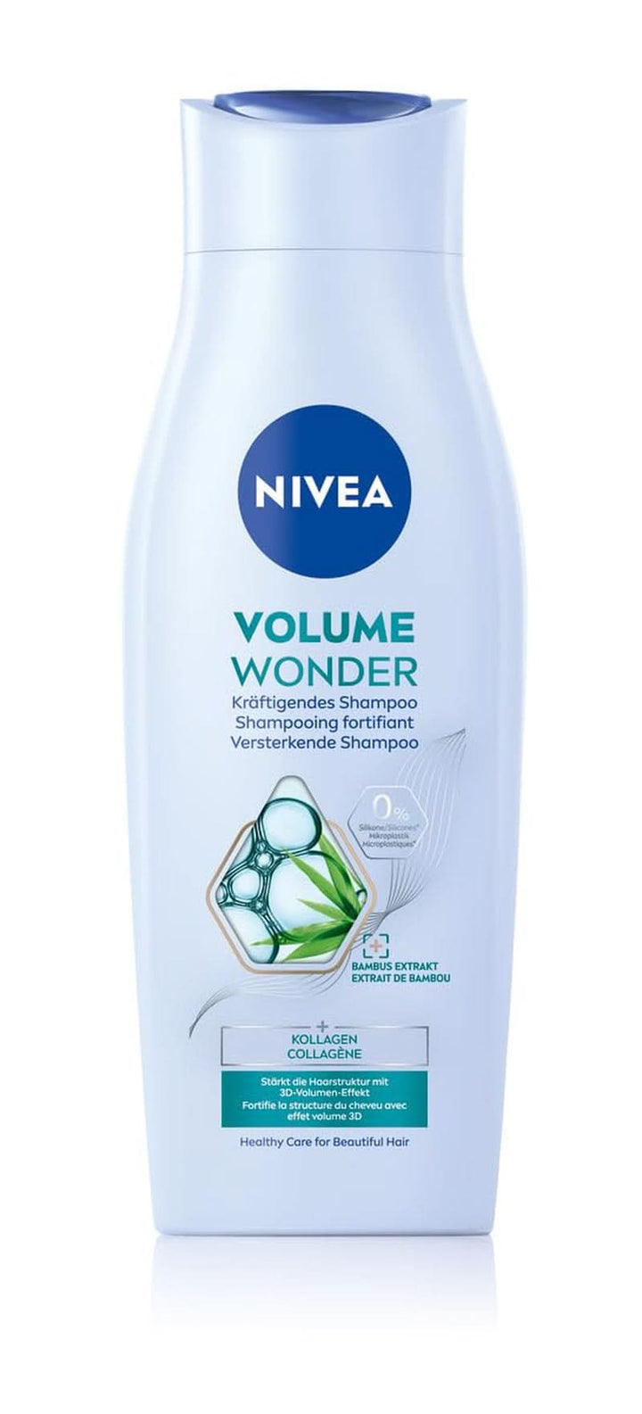 NIVEA Volume Wonder Șampon de întărire, șampon de volum, 50 ml