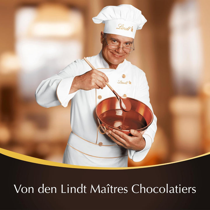 Lindt Schokolade LINDOR Kugeln 70% | 137G Beutel | Ca. 10 Kugeln Feinherbe Schokolade Mit Zartschmelzender Füllung | Pralinengeschenk | Schokoladengeschenk | 75 Jahre