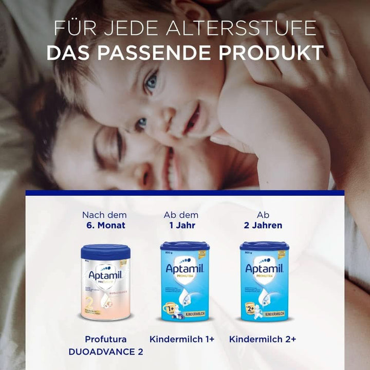 Aptamil Profutura DUOADVANCE 2 – Folgemilch – Baby-Milchpulver – Nach Dem 6. Monat – Mit Pflanzlichen Ölen Und Ohne Palmöl – 1 X 800 G