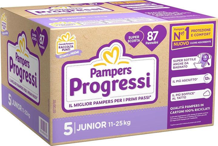 Pampers Penta Progressi Junior Größe 5 87 Windeln Vorratspack