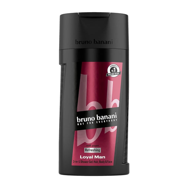 Bruno Banani Loyal Man gel de duș 3 în 1 pentru corp, păr și față, bărbați, 250 ml