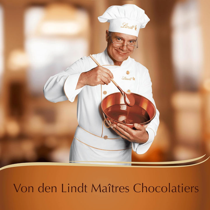 Lindt Schokolade - Schicht Pralinen | 125 G | Pralinés-Schachtel Mit 12 Von Hand Geschichteten Mandel-, Haselnuss- Und Pistazien-Nougat Spezialitäten | Pralinengeschenk | Schokoladengeschenk