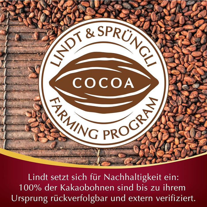 Lindt Schokolade LINDOR Kugeln Double Chocolate, Promotion | 137 G Beutel | Circa 10 Kugeln Vollmilchschokolade Mit Zartschmelzender Füllung | Pralinen-Geschenk | Schokoladen-Geschenk