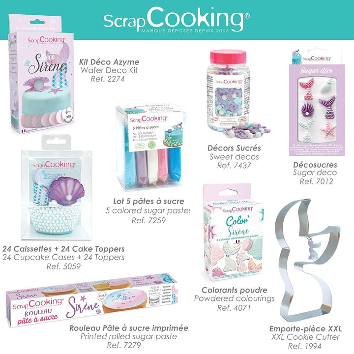 Scrapcooking, set 3 coloranți alimentari pudră 