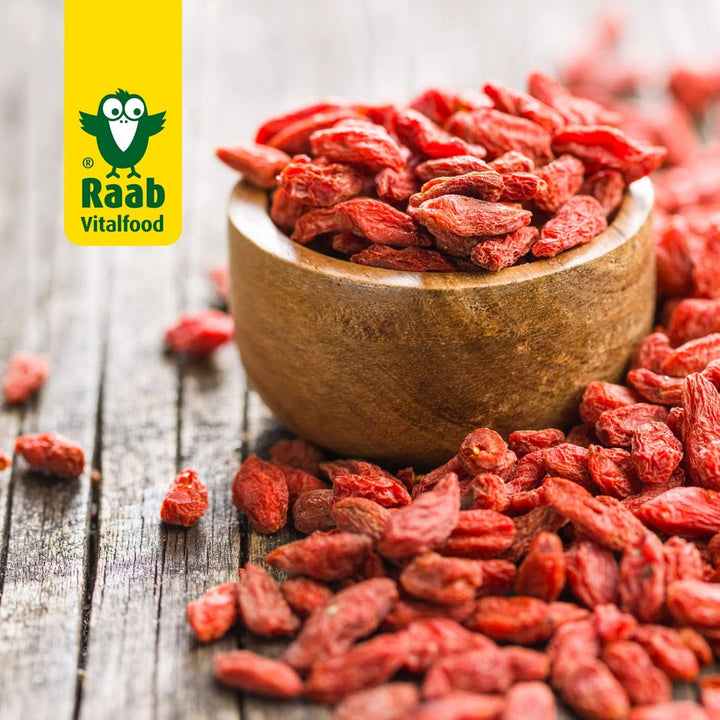 Raab Vitalfood Organic Goji Berries, calitate premium, 500 grame