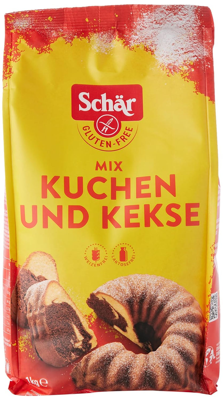 Mix C - Kuchen & Kekse Backmischung Glutenfrei 1Kg, 10Er Pack