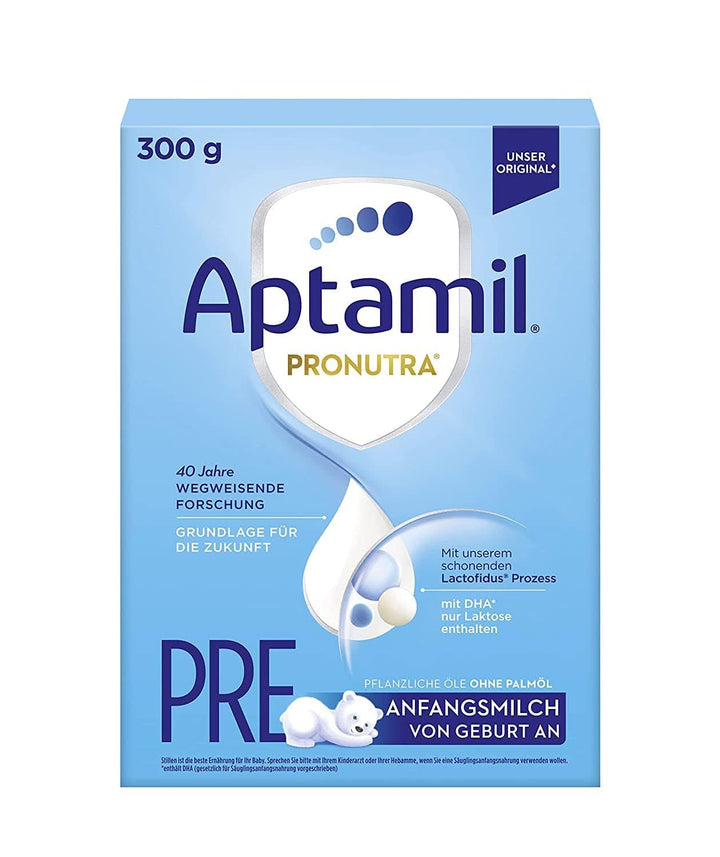 Aptamil Pronutra PRE – Anfangsmilch Von Geburt An, Mit DHA, Nur Laktose, Ohne Palmöl, Babynahrung, Milchpulver, 1X 800 G