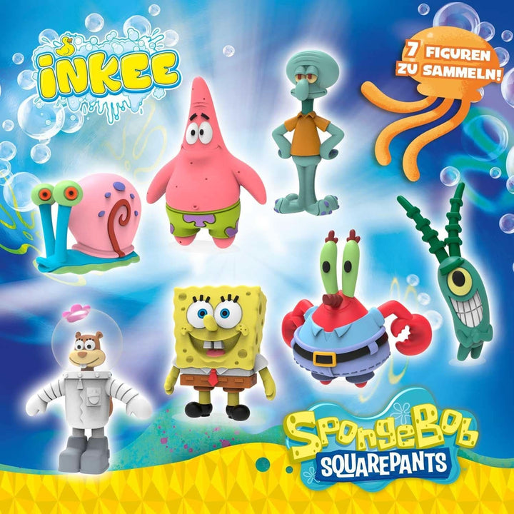 INKEE Spongebob, bomba de baie pentru copii cu surpriză, Spongebob Squarepants de colecționat, 80 grame