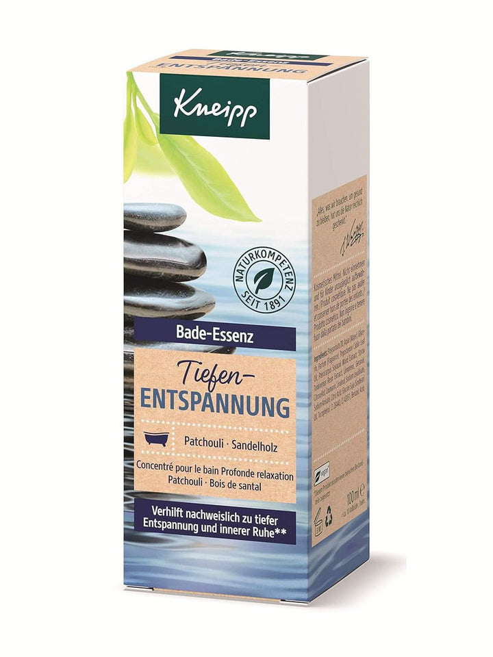 Kneipp , ulei de baie cu ulei esențial natural de patchouli și extract de lemn de santal pentru relaxare profundă și calmare, 100ml