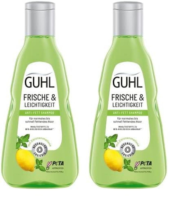 Guhl Frische & Leichtigkeit Anti-Fett Shampoo - Inhalt: 250 Ml - Haartyp: Fettig, Normal