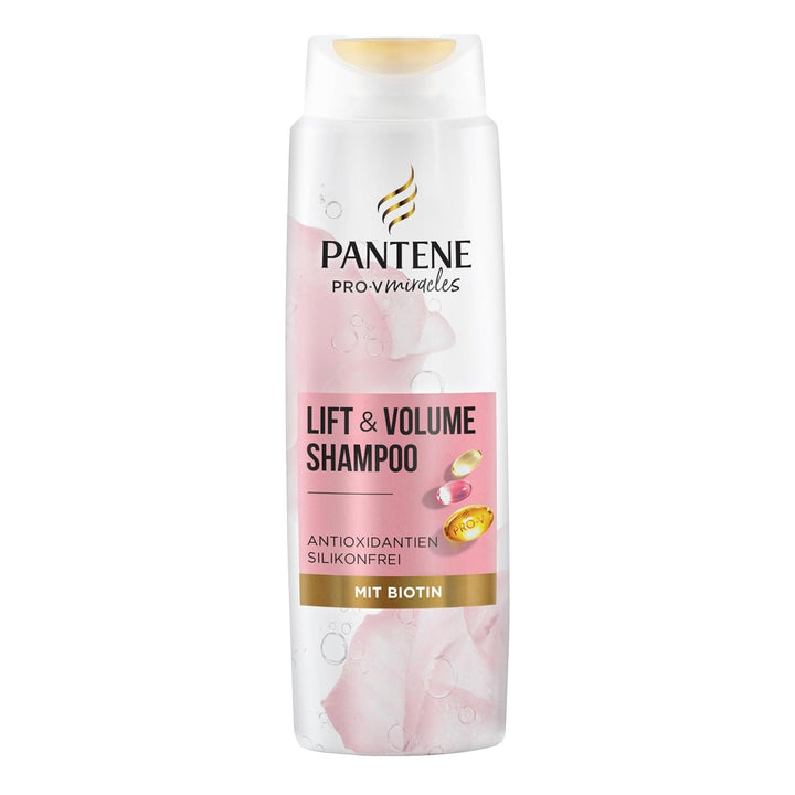 Pantene Pro-V Lift & Volume Haarverdickendes Shampoo Mit Biotin, Silikonfrei 250Ml. Pro-V Miracles Shampoo, Angereichert Mit Antioxidantien. Sichtbar Dickeres Und Volleres Haar