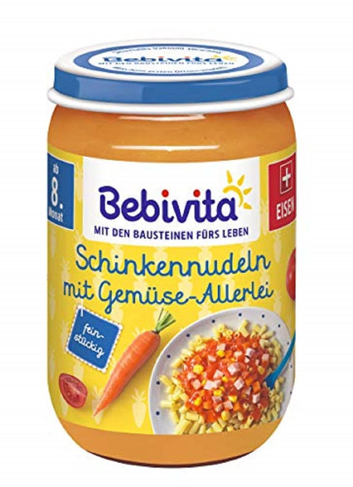 Meniuri De la 8 luni Spaghetti Bolognese, pachet de 6 (6 X 220 grame), mediu