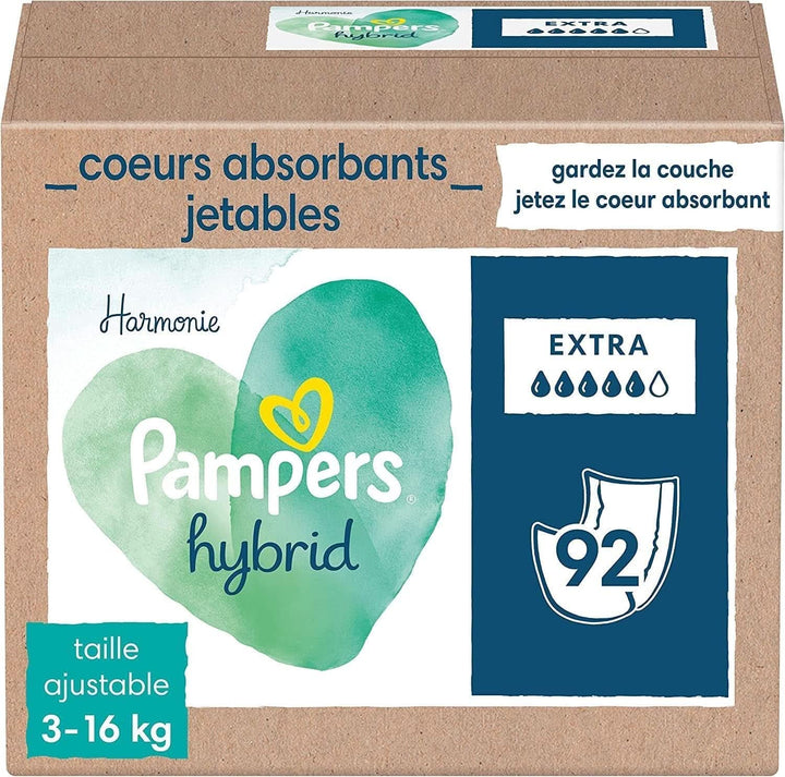 Pampers (Alte Version), Packung Mit 108 Absorbierenden Einweg-Toppings, Normal - 1 Stück