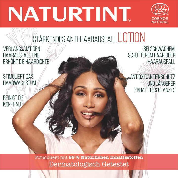 Naturtint. Stärkende Anti-Haarausfall-Lotion | Kräftigt, Verleiht Dichte Und Erhöht Den Glanz | 99% Natürliche Inhaltsstoffe | Frei Von Silikonen Und Parabenen - 125 Ml