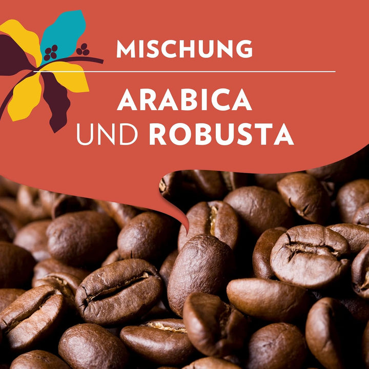 Lavazza, Tales of Roma, Kaffeebohnen, Ideal Für Espresso-Kaffeemaschinen, Mit Aroma Noten Von Haselnuss & Dunkler Schokolade, Arabica Und Robusta, Intensität 8/10, Mittel Röstgrad, 250 G