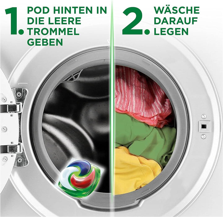 Ariel Allin1 PODS, capsule de detergent lichid Colour+ 53 de spălări, îndepărtarea excelentă a petelor la prima spălare