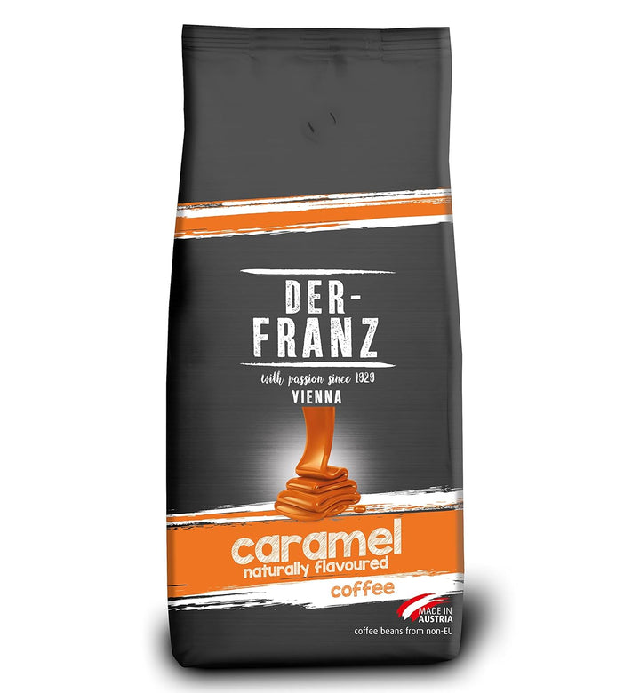 Der-Franz Kaffee, Mischung Aus Arabica Und Robusta, Geröstet, Ganze Bohne Aromatisiert Mit Natürlicher Haselnuss UTZ, 1000 G