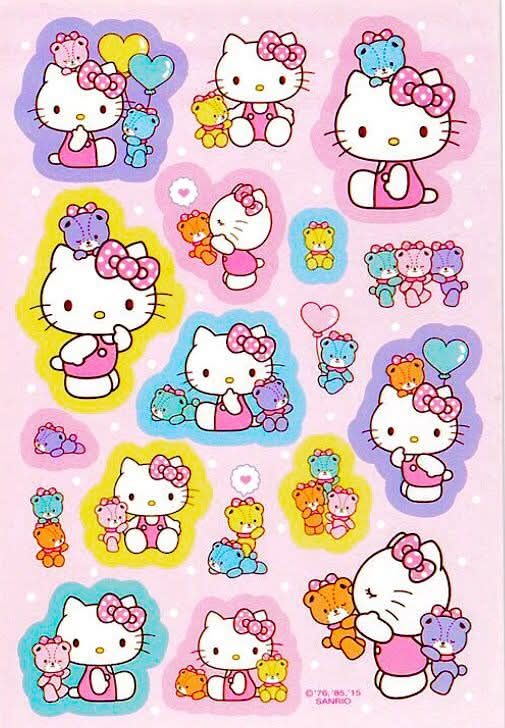 Imagine comestibila, vafa sau icing, format A4, Hello Kitty - Naty Shop 