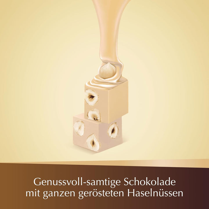 Lindt Schokolade NUXOR Weiss, Promotion | 103G Beutel | Cremige Weisse Schokolade Mit Ganzen, Gerösteten Haselnüssen | Pralinen-Geschenk | Schokoladengeschenk