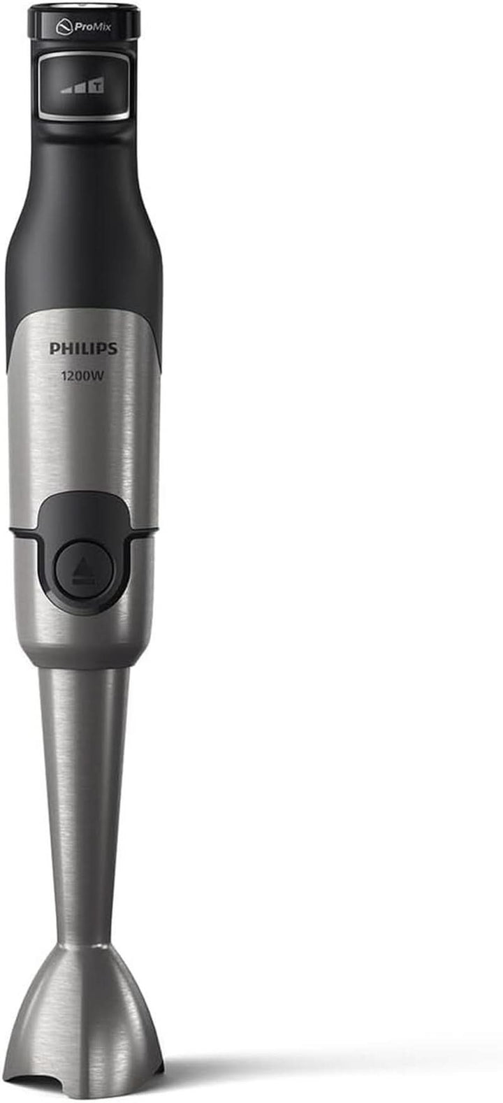 Philips 5000-Serie Stabmixer - 1200W Leistung. Promix-Technologie. Led-Geschwindigkeitsanzeiger. Stufenlose Geschwindigkeitseinstellung. Kompaktes Design. Leicht Zu Reinigen. Schwarz (HR2681/00)