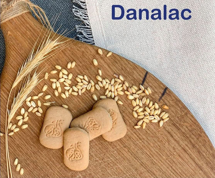 Danalac Babykekse Naturell, 120 G Snacks Und Nahrung Für Kleinkinder Ab 6 Monaten Mit Kalzium, Eisen Und Vitaminen