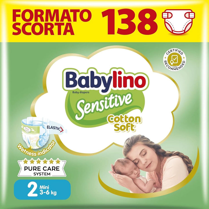 Babylino Sensitive, Scutece delicate pentru copii, diverse marimi