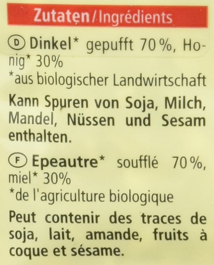 Bio Dinkel Gepufft, 200G