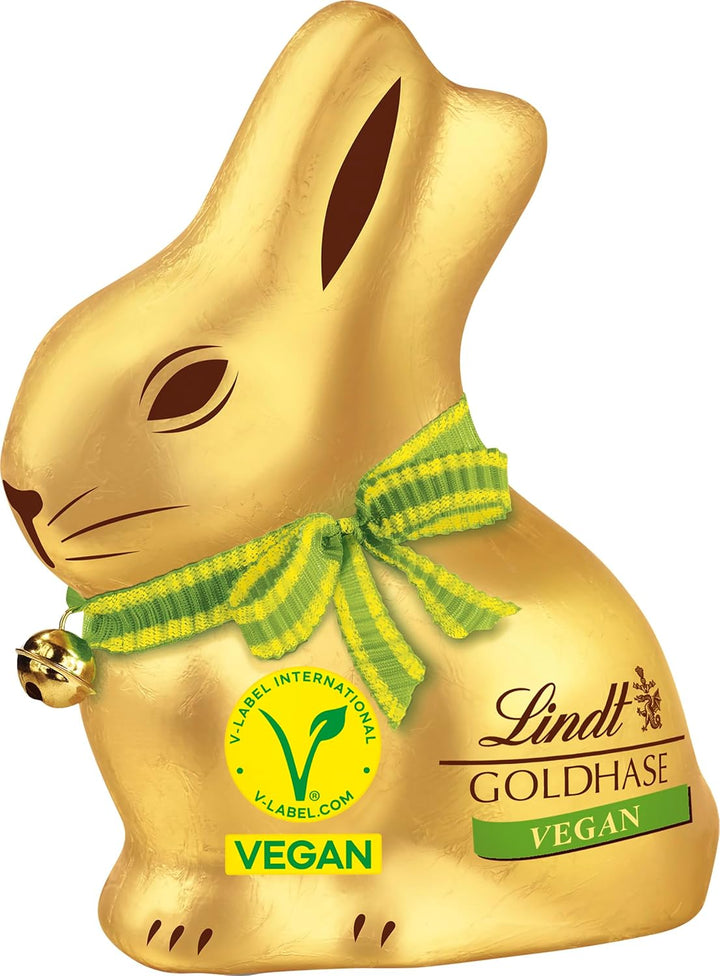 Lindt Schokolade GOLDHASE Vegan | 100 G | GOLDHASE Auf Hafer-Hirse Basis | Oster Schokolade | Schokoladengeschenk | Schokoladenhase | Osterhase