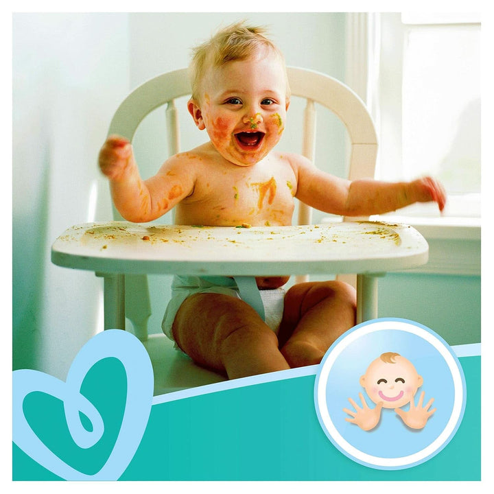 Pampers Fresh Clean 81688041 Baby-Feuchttücher, 52 Stück, (Wet Baby Wipe, Plastikbeutel, Girl/Boy, Türkis, Weiß, Deutschland, 896,7 G)