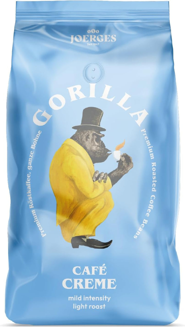 Ganze Bohne Gorilla Café Creme, 1 Kg