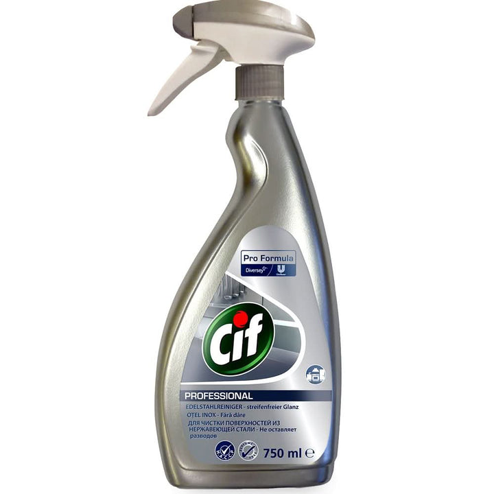 Cif profesional - geamuri & otel inox 750 ml - Nati Shop