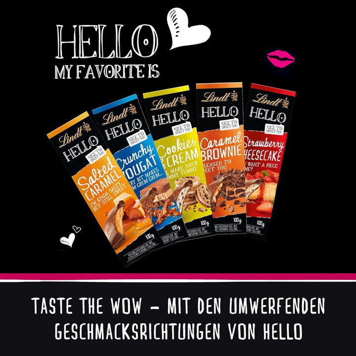 Lindt Schokolade HELLO 4 Good Vibes | 90G | 4 Verschiedene HELLO Pralinen Zum Teilen Oder Selber Genießen | Schokoladengeschenk