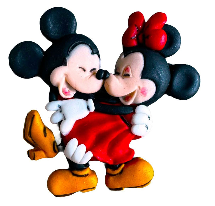 Decoratiune comestibila din zahar, Mickey si Minnie Mouse - Nati Shop