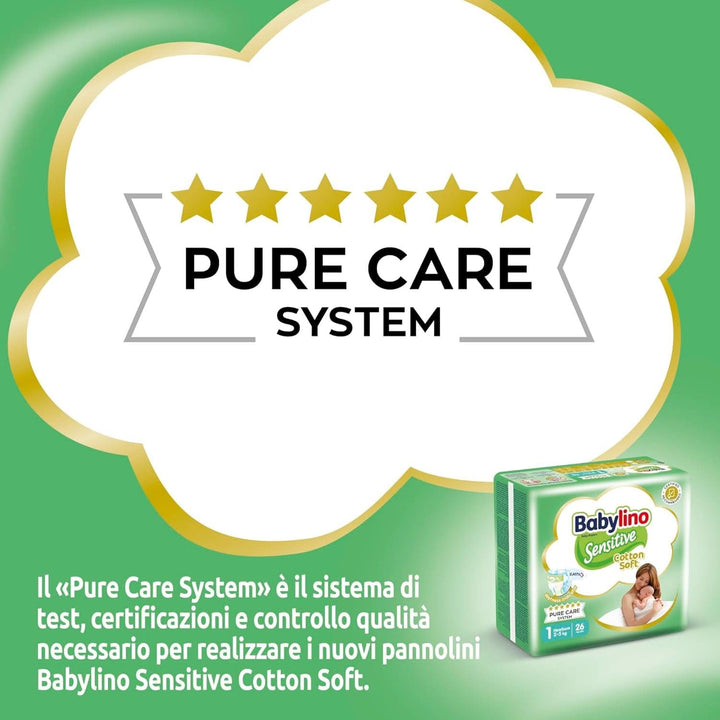 Babylino Sensitive, Scutece delicate pentru copii, diverse marimi