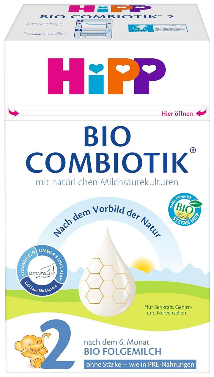 Hipp Bio Milchnahrung 2 BIO Combiotik, 4Er Pack (4 X 600G)