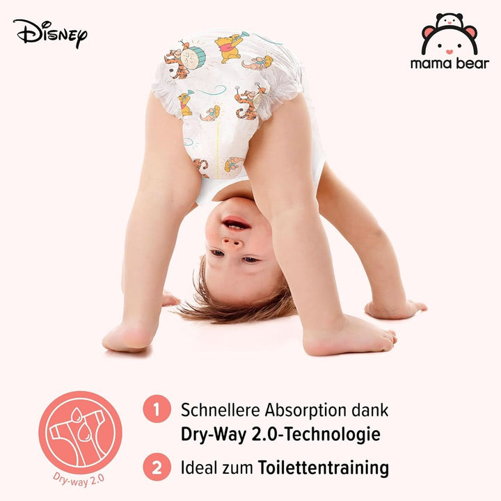 Scutece Mama Bear Disney, mărimea 5 (12-17 kg), alb, 70 bucăți