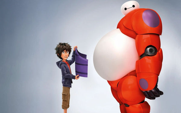 Imagine comestibila, vafa, format A4, Baymax - Nati Shop